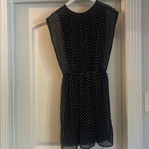 Blue Polka Dot Dress